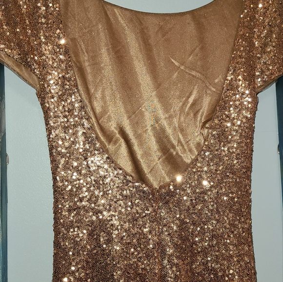 Revelry Gown, 12,Champagne - Picture 3 of 11